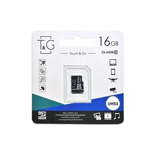 Карта пам'яті T&G 16GB microSDHC class 10 (TG-16GBSD10U3-00) зображення 1