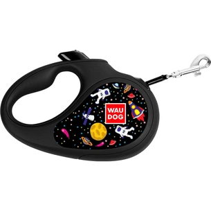 Повідець для собак WAUDOG R-leash NASA світловідбиваюча стрічка S 5 м (8124-0047-01) зображення 1