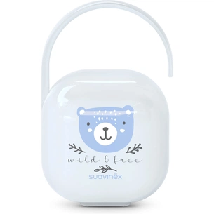 Контейнер для пустушок Suavinex Wild & Free, блакитний (309138) зображення 1