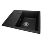 Мийка кухонна GRANADO ALTEA black shine (gr1301) - зменшене зображення 2