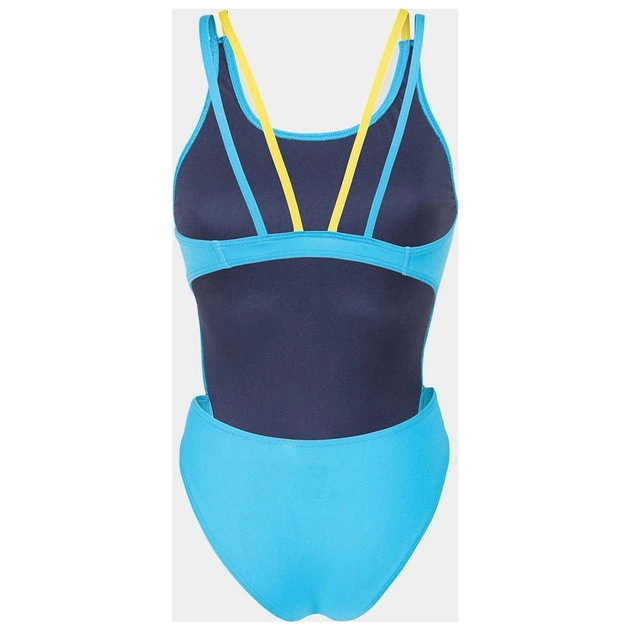 Купальник Arena Swimsuit Tech Multi Solid 008054-820 блакитний, жовтий 42 (3468337740124) - зображення 9