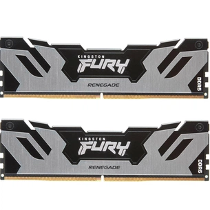 Модуль пам'яті для комп'ютера DDR5 32GB (2x16GB) 7200 MHz Renegade Black/Silver Kingston Fury (ex.HyperX) (KF572C38RSK2-32) зображення 1