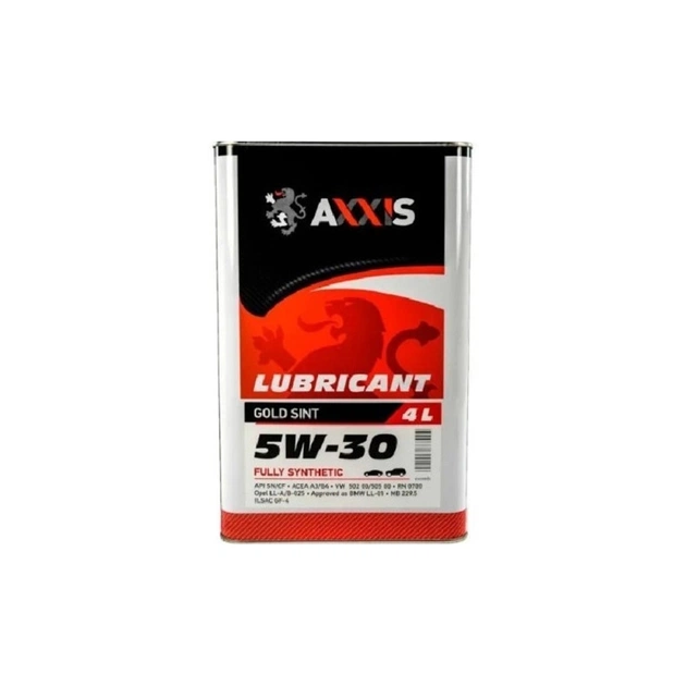 Моторное масло AXXIS 5W-30 Gold Sint 4л (AX-2023) - изображение 1