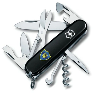 Ніж Victorinox Climber Ukraine Тризуб на щиті (1.3703.3_T1080u) зображення 1