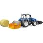 Масштабна модель автомобіля Bruder Трактор New Holland T5.121 з переднім навантажувачем та аксесуарами (02187) - зменшене зображення 3