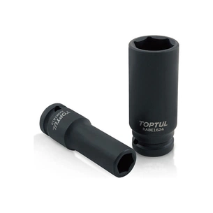Торцева головка Toptul 1/2" 6-гранна ударна довга 24мм (KABE1624) зображення 1