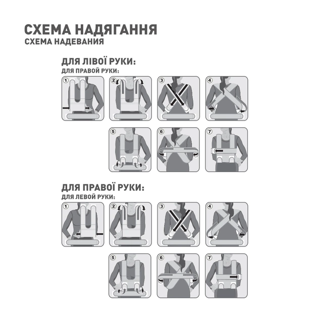 Бандаж MedTextile Бандаж на плечовий суглоб зігріваючий (повязка Дезо), (4820137291883) - picture 5