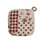 Кухонна прихватка Прованс Печворк бордо Господиня 20х20 см (031498) - зменшене зображення 1