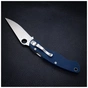 Ніж Spyderco Military 2 CPM SPY27 G-10 Cobalt Blue (C36GPCBL2) - зменшене зображення 7