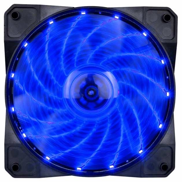 Кулер до корпусу 1stPlayer A1-15LED Blue - зображення 1
