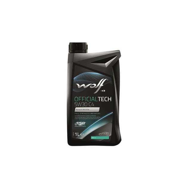 Моторное масло Wolf OFFICIALTECH 5W30 C4 1л (8308314) - изображение 1