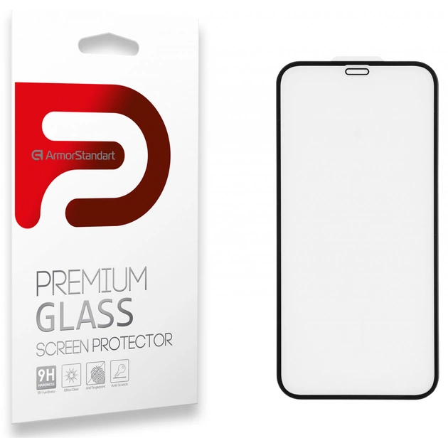 Стекло защитное Armorstandart Premium 3D для Apple iPhone 12 Pro Max (ARM57411) - изображение 1