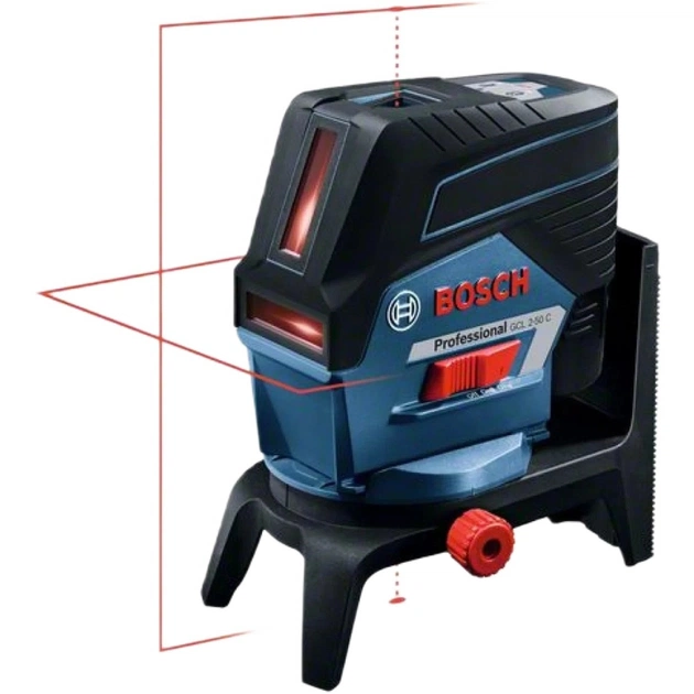 Лазерний нівелір Bosch Professional GCL2-50C+RM2 до 20м, ±0.3мм/м, 4AAx1.5В, IP54, чохол, мішеннь, кейс (0.601.066.G03) - picture 5
