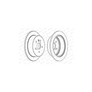 Гальмівний диск FERODO DDF1545C зображення 1