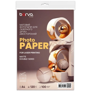 Папір Barva A4, 120 г/м2, Everyday, Laser, matt double-sided 100 с (LP-LBE120-462) picture 1
