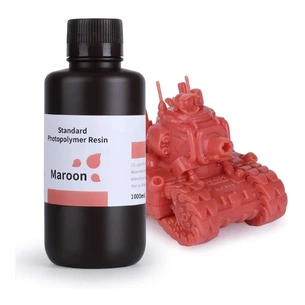 Фотополімерна смола ELEGOO Resin, Standard 1кг, maroon (50.103.0086) зображення 1