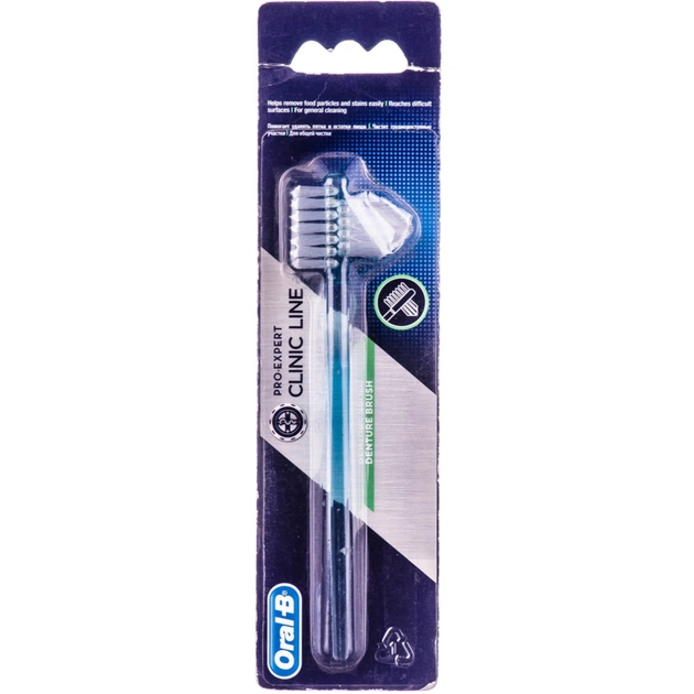 Зубна щітка Oral-B Pro Expert Clinic Line Для протезів М'яка (4103330012166) - изображение 1