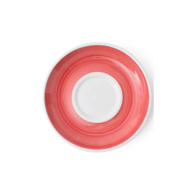 Блюдце Ancap серія Verona Millecolori 14,5 см Red для серій "Verona/Torino/Bari/Palermo Millecolori Hand Pain (34411) - изображение 1