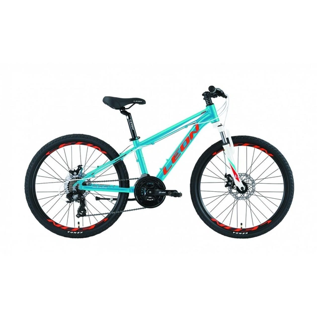 Велосипед Leon 24" JUNIOR AM Vbr рама-12,5" 2019 бірюзовий (OPS-LN-24-032) - изображение 1