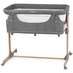 Ліжечко MoMi приставне SMART BED, gray (LOZE00002) зображення 1