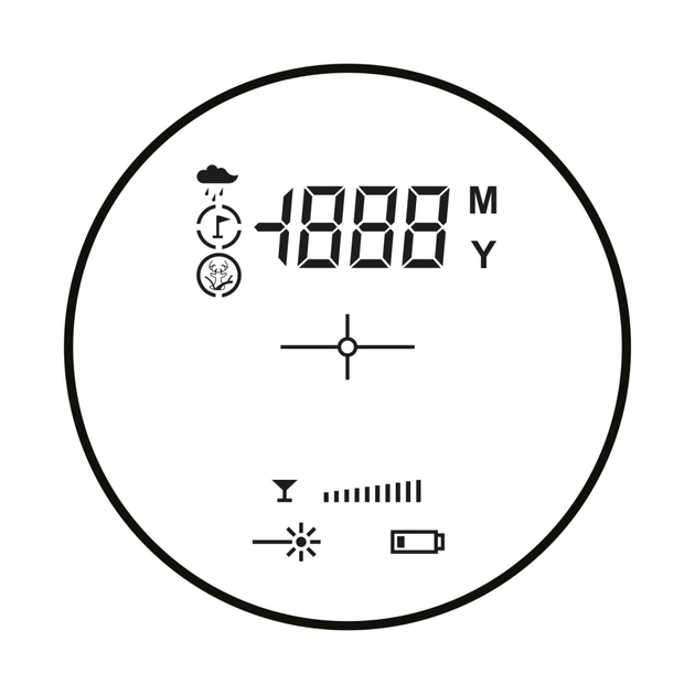 Лазерний далекомір Hawke LRF 800 LCD 6x25 (41022) - picture 3