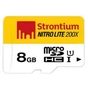 Карта пам'яті Strontium Flash 8GB Class 10 UHS-I Nitro Lite 200x + SD adapter (SRL8GTFU1) - зменшене зображення 3