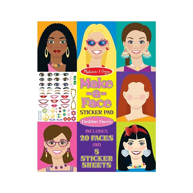 Набор для творчества Melissa&Doug стикеры "Make-up" (MD14195) - изображение 1
