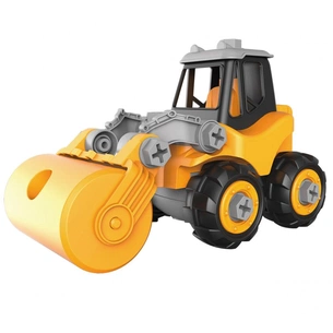 Конструктор Microlab Toys Будівельна техніка - дорожній каток (MT8909) зображення 1