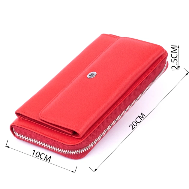 Гаманець ST Leather Червоний (19366) - зображення 3