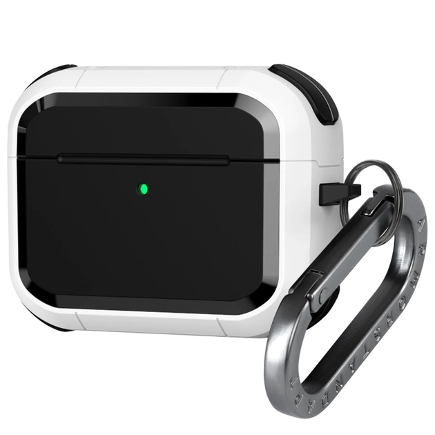Чехол для наушников Armorstandart Panzer для Apple Airpods Pro 3 White (ARM88290) - изображение 1