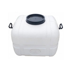 Ємність для води Пласт Бак квадратна харчова 100 л прямокутна біла видувна (6279) изображение 1