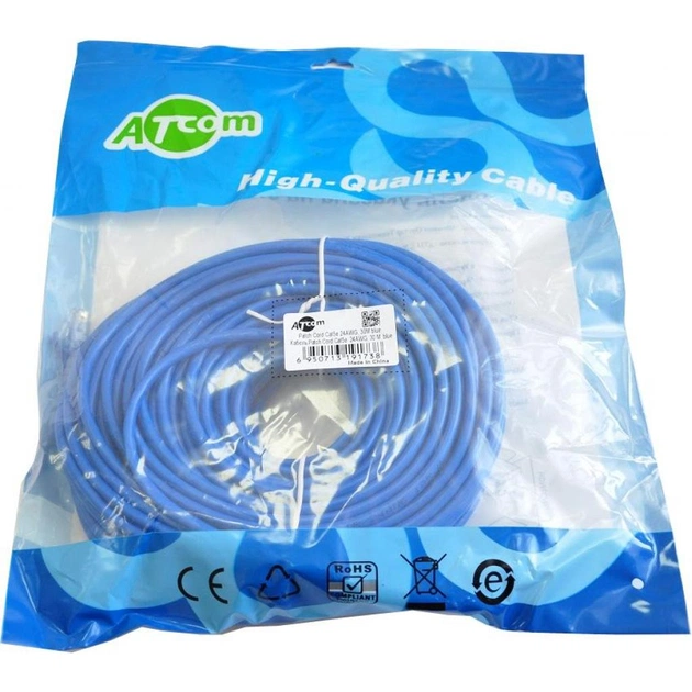 Патч-корд Atcom 30м RJ-45 CCA (9173) - изображение 1