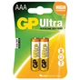 Батарейка Gp AAA LR03 ULTRA Alcaline * 2 (24AU-U2 / 4891199027642) - зменшене зображення 1