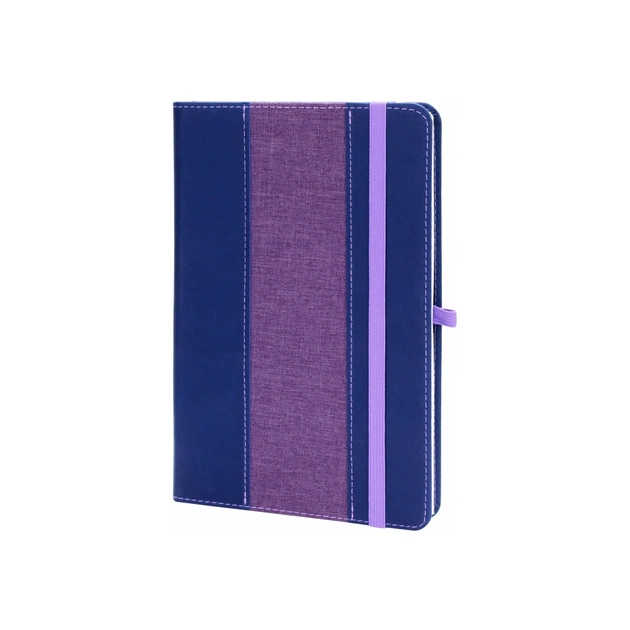 Книга записная Optima А5 COMBI-15, твердая обложка, резинка,линия (O20125-15) - изображение 1