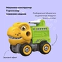 Конструктор Otamanko Машинка-конструктор Тиранозавр пожежна машина Жовтий/зелений (OTA-124TR) - зменшене зображення 2