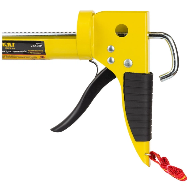 Пістолет для герметика Sigma 225мм напівзакритий (2723081) - picture 4