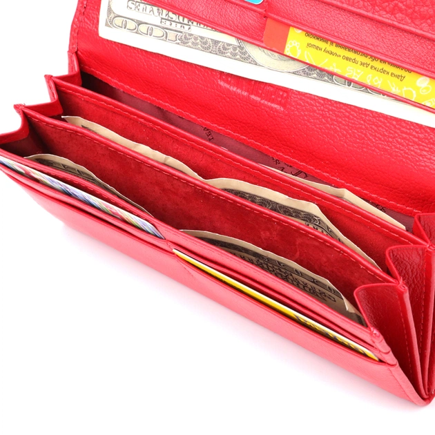 Гаманець ST Leather З натуральної шкіри Червоний (23114) - picture 8