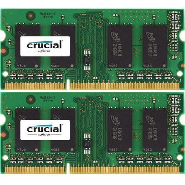 Модуль пам'яті для ноутбука SoDIMM DDR3 8GB (2x4GB) 1600 MHz Micron (CT2KIT51264BF160BJ) - изображение 1
