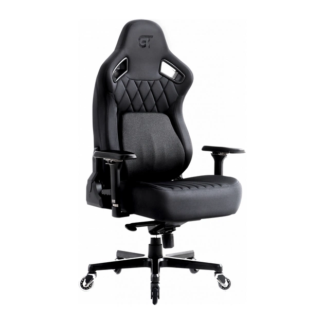 Крісло ігрове GT Racer X-0732 Black (X-0732 Fabric Black XL) - зображення 1