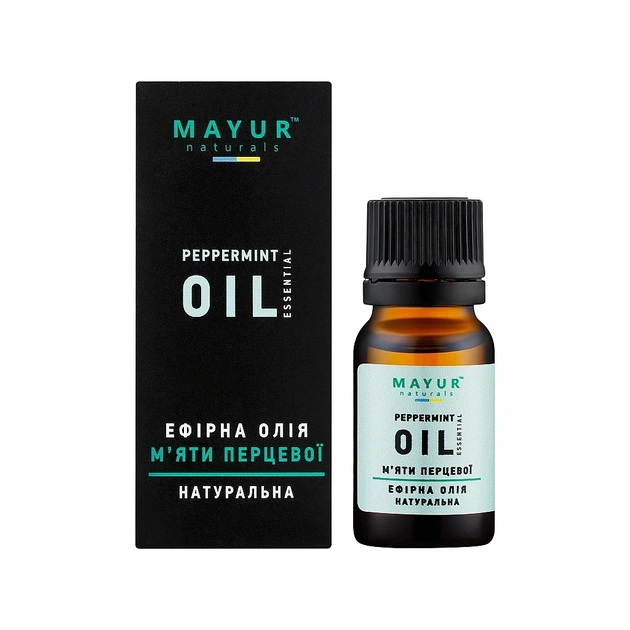 Ефірна олія Mayur М'яти перцевої 10 мл (4820230952018) - picture 2