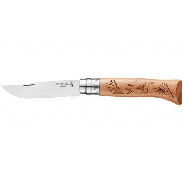 Ніж Opinel №8 Inox VRI "Biking" (002187) - зображення 1