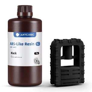 Фотополімерна смола Anycubic ABS-Like Resin v2, 1 кг, BK (SAB2BK-101D) зображення 1
