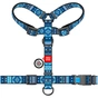 Шлея для собак WAUDOG Nylon з QR паспортом анатомічна H-подібна "Етно синій" L (5586) - уменьшенное изображение 2