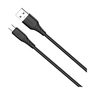 Дата кабель USB 2.0 AM to Micro 5P 1.0m 3A textured PVC black ColorWay (CW-CBUM094-BK) - зменшене зображення 3