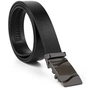Ремінь Vintage Чоловічий з пряжкою хвиля Чорний (20250) - зменшене зображення 3