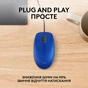 Мишка Logitech M110 Silent USB Blue (910-006758) - зменшене зображення 3