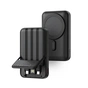Батарея універсальна XO 10000mAh, 15W, MagSafe, Stand, black (XO-PR288-BK) - зменшене зображення 3