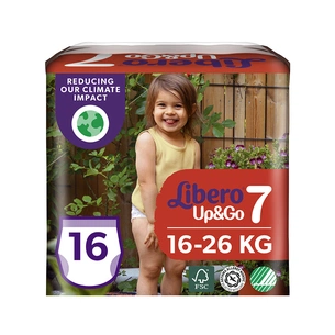 Підгузки Libero UpGo 7 16-26 кг 16 шт (7322541090931) зображення 1