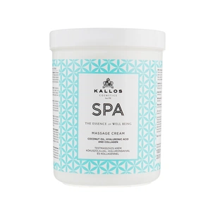 Крем для тіла Kallos Cosmetics SPA Massage Cream Для масажу з кокосовою олією, гіалуроновою кислотою і колагеном 1000 мл (5998889514891) зображення 1