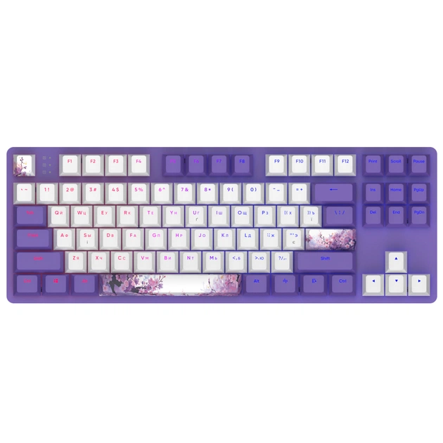 Клавіатура Dark Project One 87 Violet Horizons ABS RGB Mech G3MS Sapphire USB Violet/White (DPO87_GSH_DPUP_ANSI_UA) - зображення 1